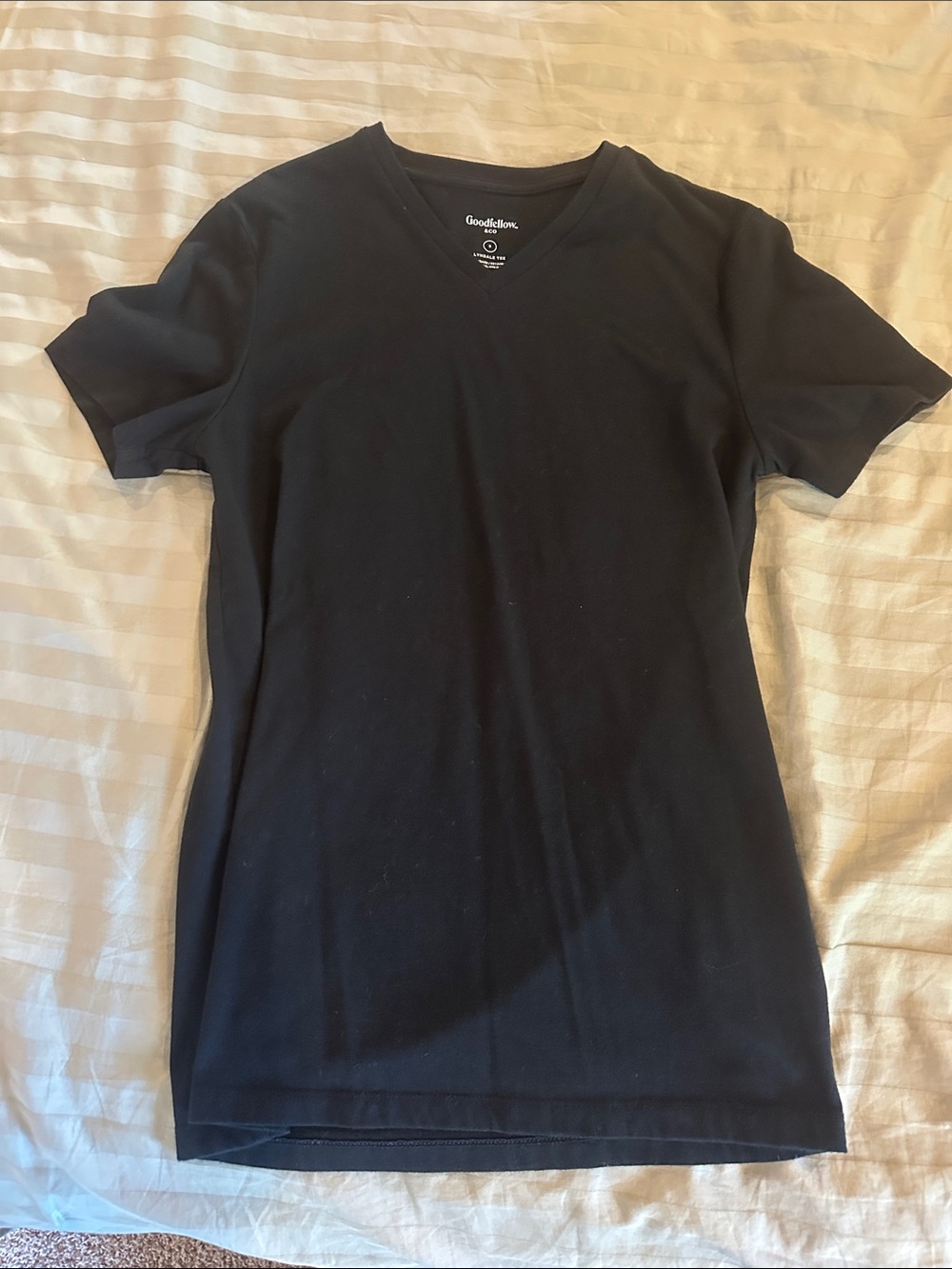 Goodfellow & Co Black V-Neck Short Sleeve Tee